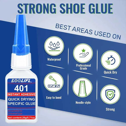 Brand-new upgraded 401 super cyanoacrylate glue, instant drying in 5 seconds, waterproof, stable and versatile bonding tool. Éditions Traditions & Modernité Inc. 14:202567811#lao-401-20ml-10pc