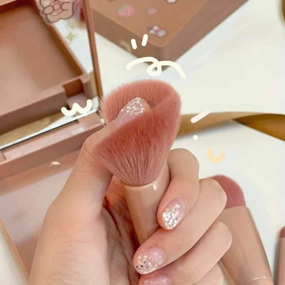 5Pcs Portable Makeup Brush Set With Mirror - Foldable Travel Kit ，Mini Makeup Brush Set Travel Makeup Brush Set Éditions Traditions & Modernité Inc. 185979891;20260611;1781193454rKqfW