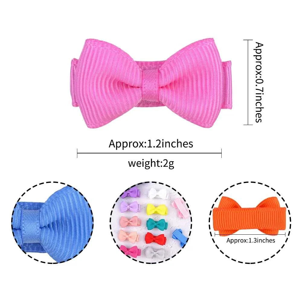 1.2 Inches Solid Colors Mini Hair Bows With Clip For Kids Girls Hairgrips Ribbon Covered Safety Bows Headwear Hair Accessories Éditions Traditions & Modernité Inc. 186728041;20260628;1782690869LrddM