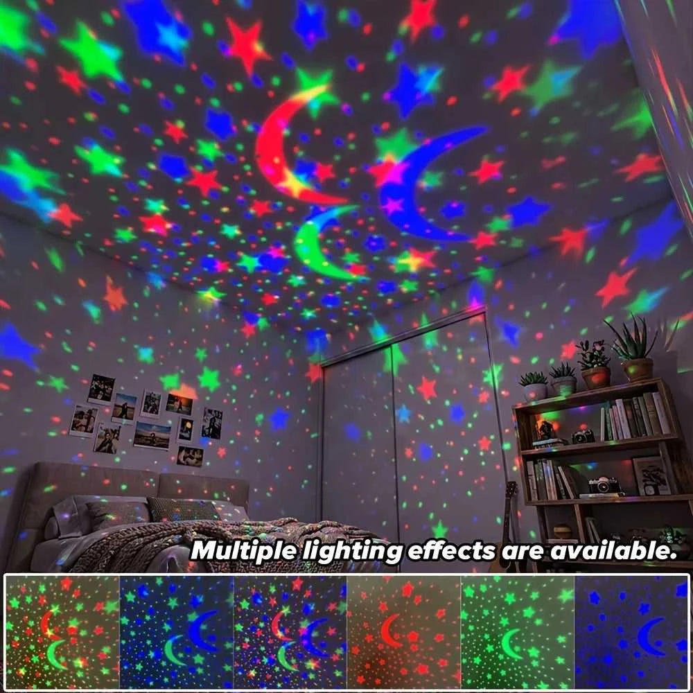 LED Starry Sky Night Lights USB Projector Lamp Magic Ball Moon Star Christmas Lights Home Room Atmosphere Decorations Éditions Traditions & Modernité Inc. 186082178;20260613;1781385882cnl3x