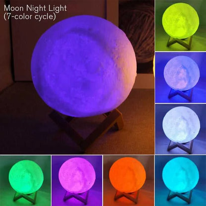 Book Light LED Moon Light Galaxy Light, Moon Night Light, Girl, Boy, Child Birthday Gift, Bedroom Decoration Indoor lighting Éditions Traditions & Modernité Inc. 185981064;20260611;1781193766SCKfT