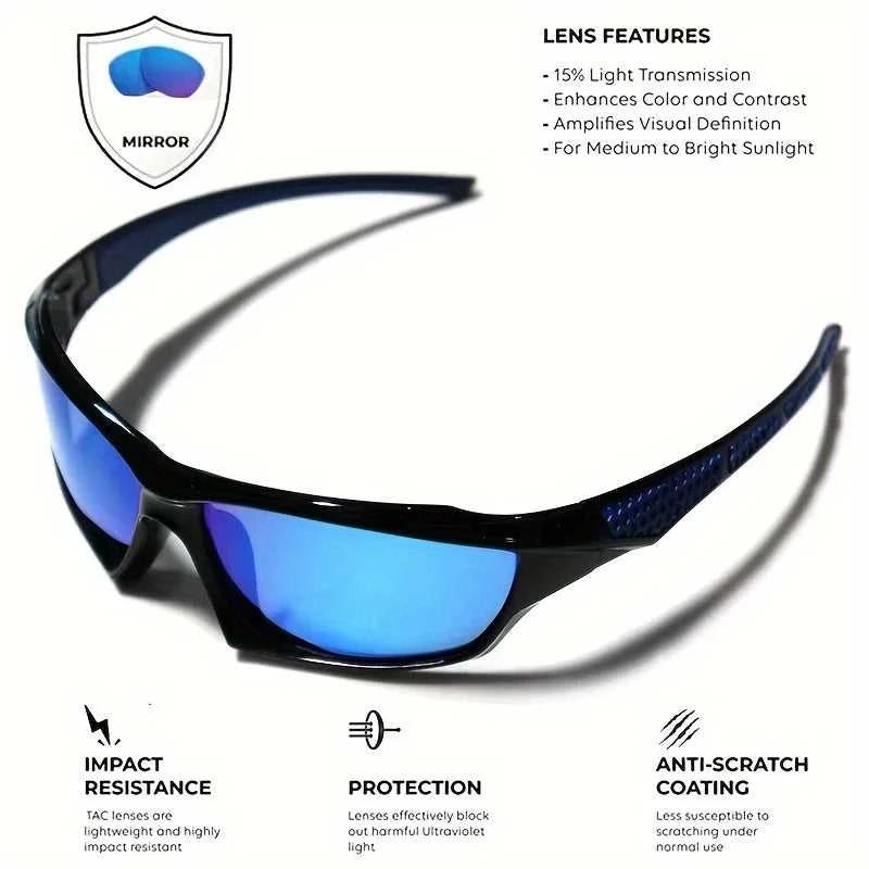 1/3PCS Sports Polarized Sunglasses for Men Lightweight Night Vision Male Shades Cycling Driving Fishing Fashion Mirror Sunglass Éditions Traditions & Modernité Inc. 185982980;20260611;1781194018gMysY
