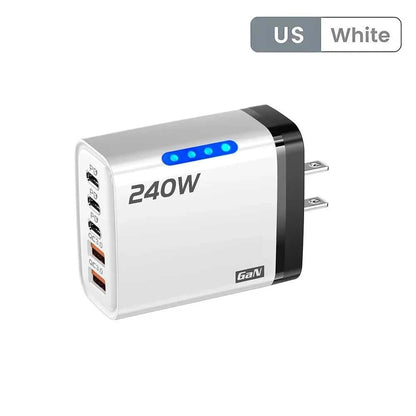 5-in-1 Fast Charging Station Power All Devices Faster Éditions Traditions & Modernité Inc. 14:1052#0.25M 10A Cable