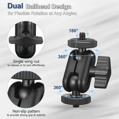 Adjustable Magic Arm with 1/4 Inch Mount for Cameras