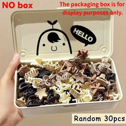 5/10/20/30pcs Beige Mixed Pack Small Clips, Cute Girl Accessories - Perfect for Daily Use, Special Occasions, or Travel Gifts Éditions Traditions & Modernité Inc. 185980399;20260611;1781193617wRsg1