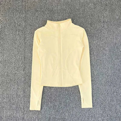Women Sport Jacket Long Sleeve Shirt Workout Coat Gym Training Clothing Yoga Sportswear Éditions Traditions & Modernité Inc. 185982250;20260611;17811938662qotb
