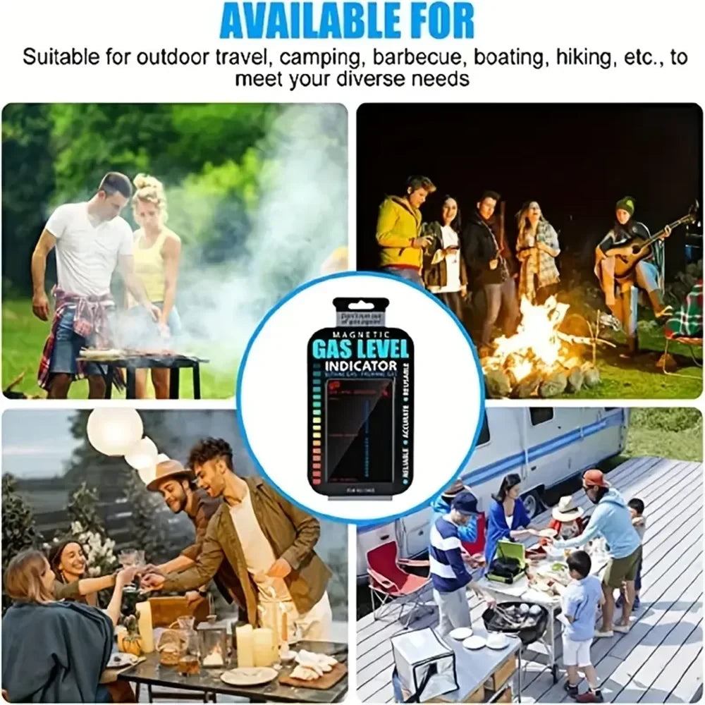 Gas Indicator Level Practical Propane Butane LPG Fuel Gas Tank Level Indicator For Measurement Of Gases At The Adhesive Product