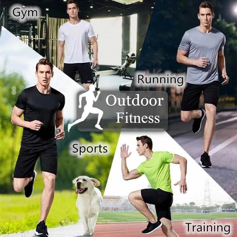 Men's Quick Dry Short Sleeve Gym Running Moisture Wicking Round Neck T-Shirt Training Exercise Gym Sport Shirt Tops Lightweight Éditions Traditions & Modernité Inc. 186225811;20260617;1781706111gFfNF