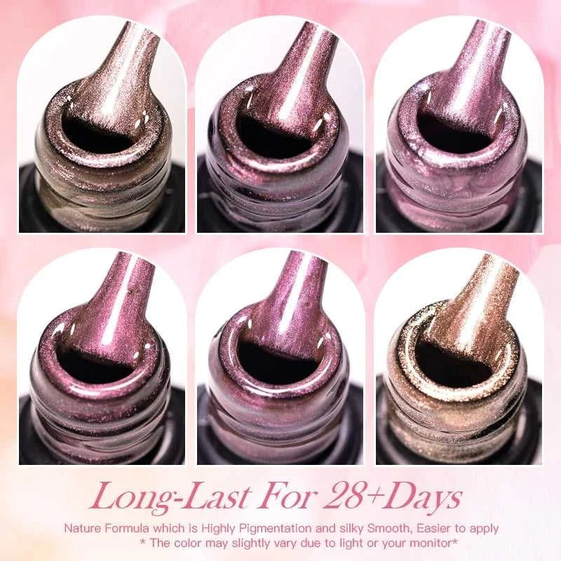 Pink Story Cat Magnetic Gel Nail Polish Nude Pink Gold Light Semi Permanent UV Gel Varnish Soak Off Nail Supplies Manicure DIY Éditions Traditions & Modernité Inc. 185982849;20260611;178119397704DHk