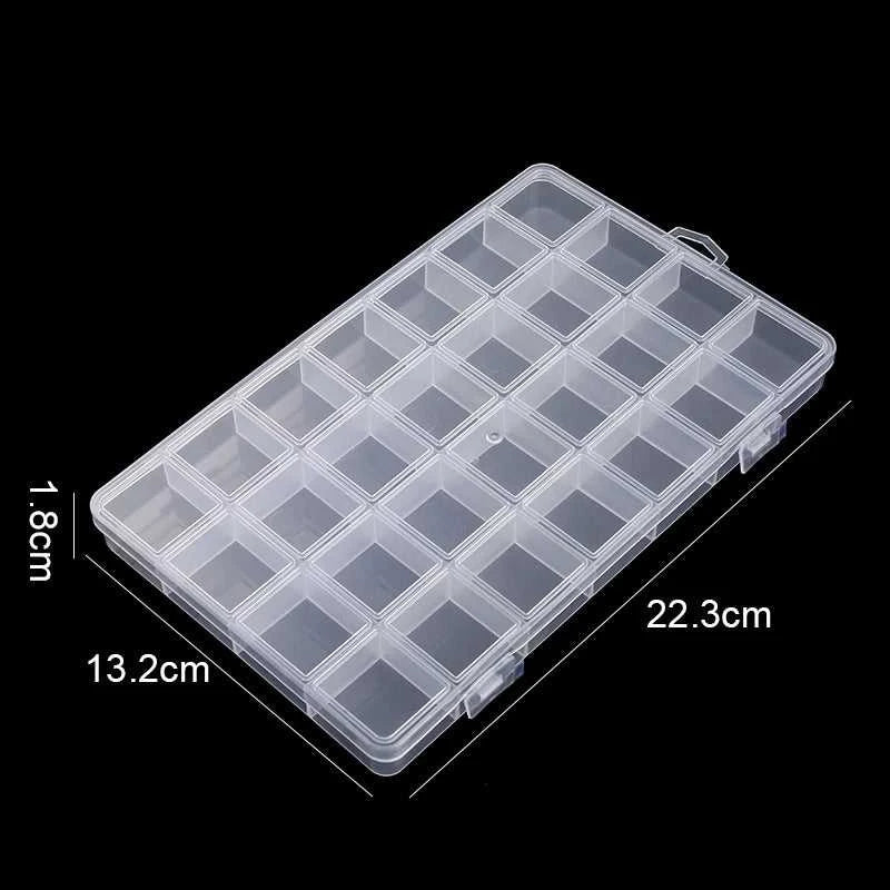 Transparent Storage Container Jewelry Box Clear Plastic Organizer Box Empty Earring Storage Organizer Display Case for Beads Éditions Traditions & Modernité Inc. 186728076;20260628;1782691171T78rM