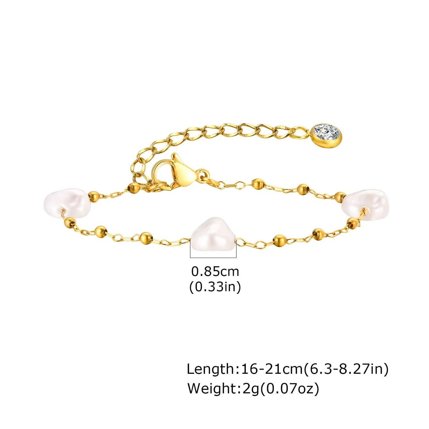Waterproof Stainless Steel Chain Bracelets For Women , Gold Plated Fashion Stackable Link Bracelet Gifts Éditions Traditions & Modernité Inc. 186728019;20260628;1782690788FoP8H