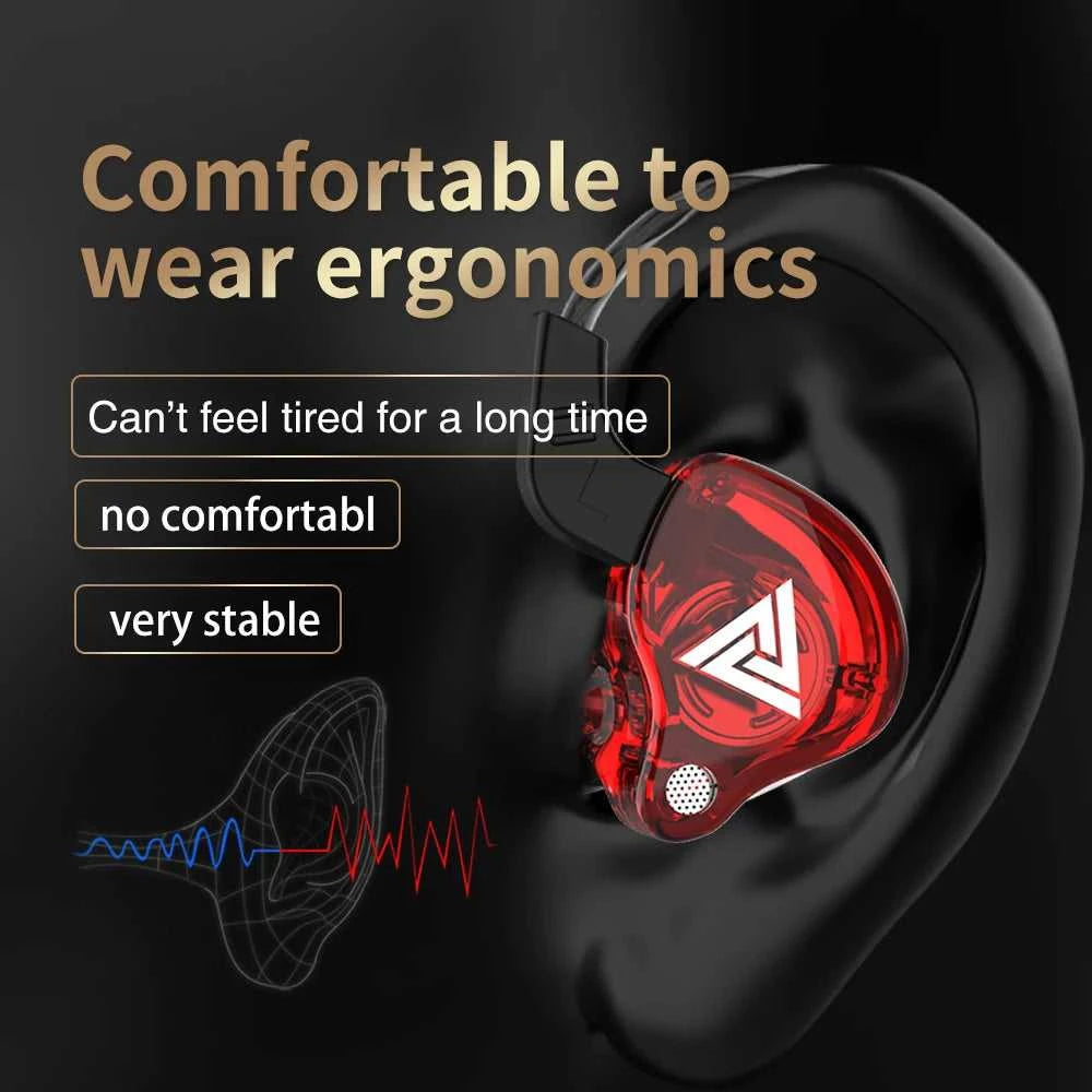 Original QKZ AK6 In Ear Earphone 6 Dynamic Driver Unit Headphone With Mic Stereo Sports HIFI Subwoofer Headset Monitor Earbuds Éditions Traditions & Modernité Inc. 185980332;20260611;1781193593bn6uN