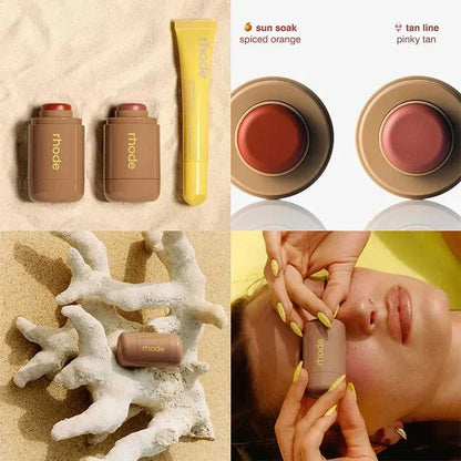 New Color Ribbon PBJ Lemontini Lip Gloss Pocket Blush Stick Non-fading Waterproof Blusher Moisturizing Shimmer Lipstick Liner Éditions Traditions & Modernité Inc. 185982929;20260611;1781193997nanCo
