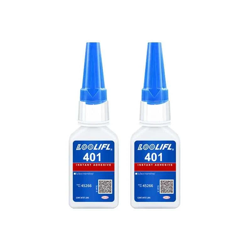 Brand-new upgraded 401 super cyanoacrylate glue, instant drying in 5 seconds, waterproof, stable and versatile bonding tool. Éditions Traditions & Modernité Inc. 14:202567811#lao-401-20ml-10pc