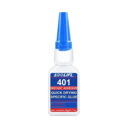 Brand-new upgraded 401 super cyanoacrylate glue, instant drying in 5 seconds, waterproof, stable and versatile bonding tool. Éditions Traditions & Modernité Inc. 14:202567811#lao-401-20ml-10pc