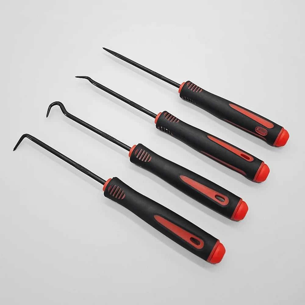 10/4Pcs Precision Pick and Hook Set, Car Auto Oil Seal/O-Ring Seal Gasket Pick Mini Precision Hooks Professional Puller Remover