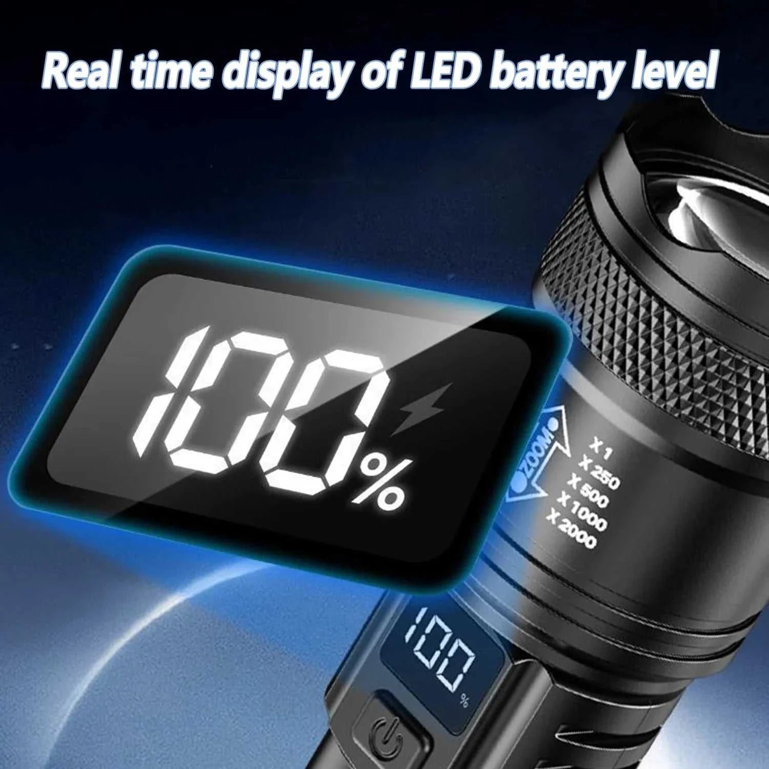 2000LM Ultra Bright P50 LED Flashlight Tactical EDC Emergency Spotlight Telescopic ZoomHandheld Torch w/ 14500/18650 Battery Éditions Traditions & Modernité Inc. 185981121;20260611;1781193803lXmvy