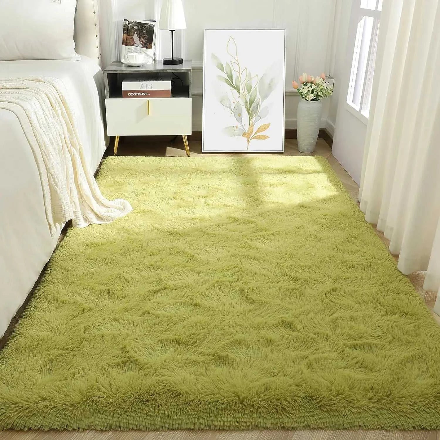 VIKAMA Tie-Dye Plush Carpet Living Room Decoration Soft Fluffy Home Mat Children's Room Baby Crawling Non-Slip Blanket Éditions Traditions & Modernité Inc. 186083195;20260613;1781386245LjUFR
