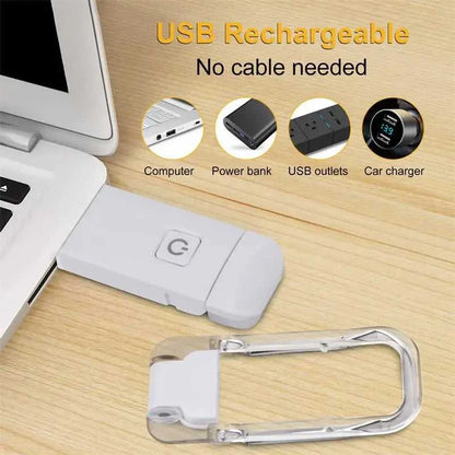 LED USB Rechargeable Book Light Reading Light Eye Protection Night Light Portable Clip Desk Light Bookmark Read Light Night Lamp Éditions Traditions & Modernité Inc. 184335882;2026054;1777913653hku64