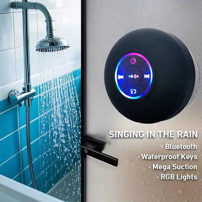 Portable Wireless Bluetooth Speaker LED Light IPX4 Waterproof Loudspeaker Outdoor Bathroom Large Suction Cup Stereo Sound Box Éditions Traditions & Modernité Inc. 186608791;20260626;1782489962cdniQ