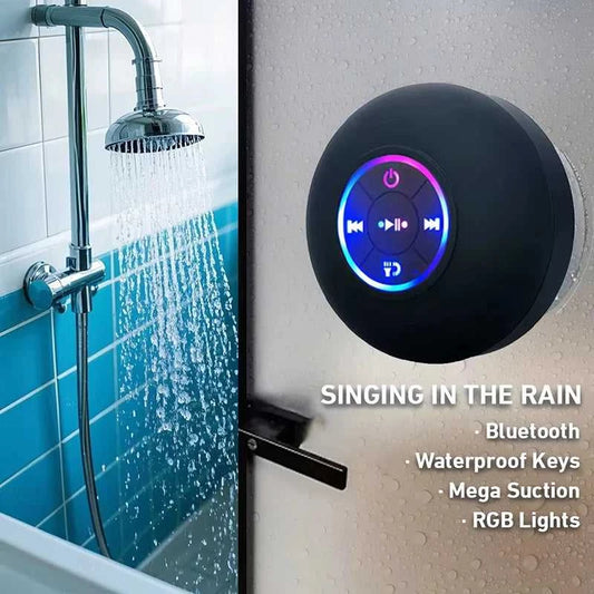 Portable Wireless Bluetooth Speaker LED Light IPX4 Waterproof Loudspeaker Outdoor Bathroom Large Suction Cup Stereo Sound Box Éditions Traditions & Modernité Inc. 186608791;20260626;1782489962cdniQ