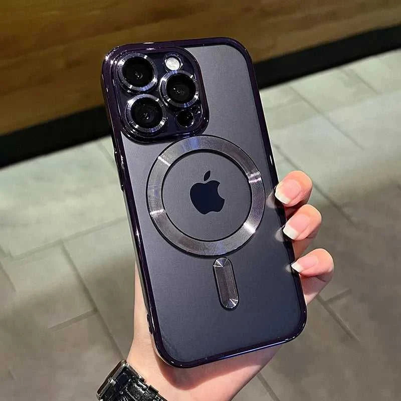 Luxury Magnetic Plating Clear Case For Magsafe Wireless Charging iPhone 11 12 13 14 15 16 17 Pro Max Air Plus Shockproof Cover Éditions Traditions & Modernité Inc. 185982093;20260611;1781193862Pq16Y