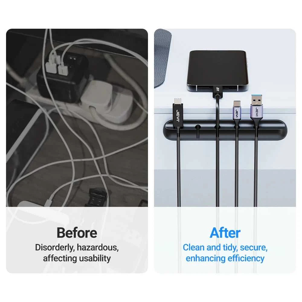 Adhesive Cable Holder Clips Cord Management Wire Organizer for Desktop USB Charging Cable Nightstand Power Cord Mouse Cable Éditions Traditions & Modernité Inc. 185981111;20260611;1781193798rjNzr
