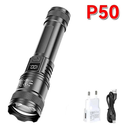 2000LM Ultra Bright P50 LED Flashlight Tactical EDC Emergency Spotlight Telescopic ZoomHandheld Torch w/ 14500/18650 Battery Éditions Traditions & Modernité Inc. 185981121;20260611;1781193803lXmvy