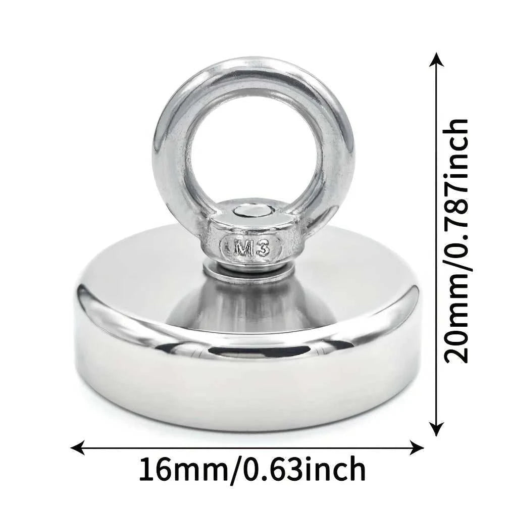 D16~D42mm Super Strong Neodymium Fishing Hook N52 Heavy Duty Rare Earth Neodymium with Countersunk Hole Eyebolt Salvage Magnetic Éditions Traditions & Modernité Inc. 186083959;20260613;1781386369yZ0Yi