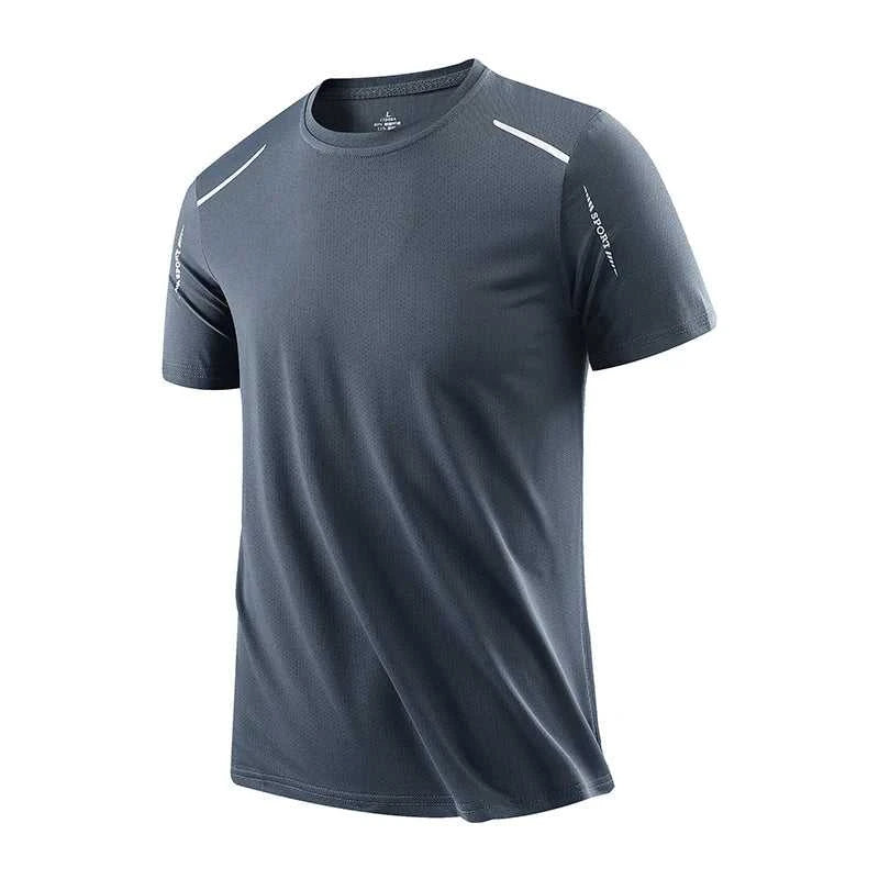 CHRLCK Men's Running Quick Drying T-shirts Breathable Hiking Fishing Tees Soft Elasticity Outdoor Sports Short Shirt Summer Éditions Traditions & Modernité Inc. 185979976;20260611;1781193511AXaoq