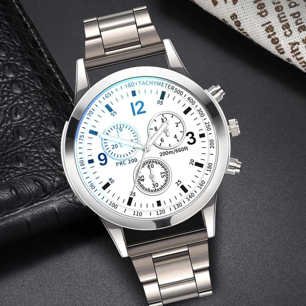 1/2PCS Men Business Watches Fashion Men's Steel Band Quartz Watch with Bracelet（Box not Included） Éditions Traditions & Modernité Inc. 186728091;20260629;1782691242rPFQK