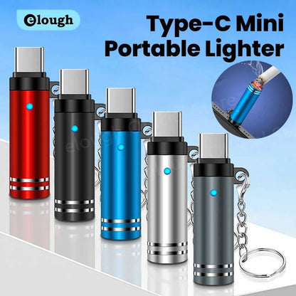 Mini Type C Mobile Phone Cigarette Lighter Air Blowing Cigarette Lighter Outdoor Safety USB C Lighter Adapter For iPhone 17 Pro Éditions Traditions & Modernité Inc. 185980467;20260611;178119363355qYQ