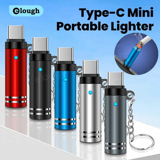 Mini Type C Mobile Phone Cigarette Lighter Air Blowing Cigarette Lighter Outdoor Safety USB C Lighter Adapter For iPhone 17 Pro Éditions Traditions & Modernité Inc. 186225325;20260617;1781705832d4O9r