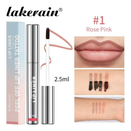 Waterproof Lip Liner Peel Off Tattoo Lipgloss Waterproof Long Lasting Matte Lip Tint Brown Contour Tear-off Lips Stain Cosmetic Éditions Traditions & Modernité Inc. 185982941;20260611;1781194007hb8VK