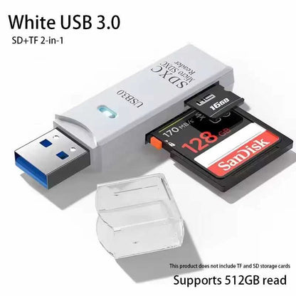 2-in-1 Multi Functional USB 3.0 Card ReaderMiniSD TFMemoryCardReaderUSBFlashDrive CardreaderAdapter For PCLaptops Accessories Éditions Traditions & Modernité Inc. 185980795;20260611;1781193688p9dYG
