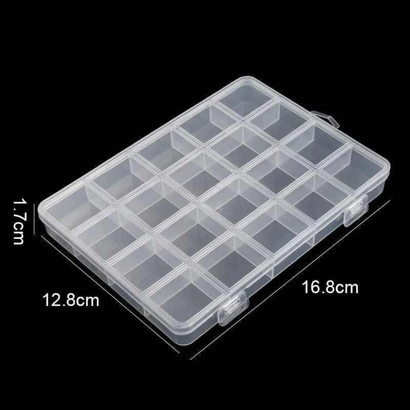 Transparent Storage Container Jewelry Box Clear Plastic Organizer Box Empty Earring Storage Organizer Display Case for Beads Éditions Traditions & Modernité Inc. 186728076;20260628;1782691171T78rM