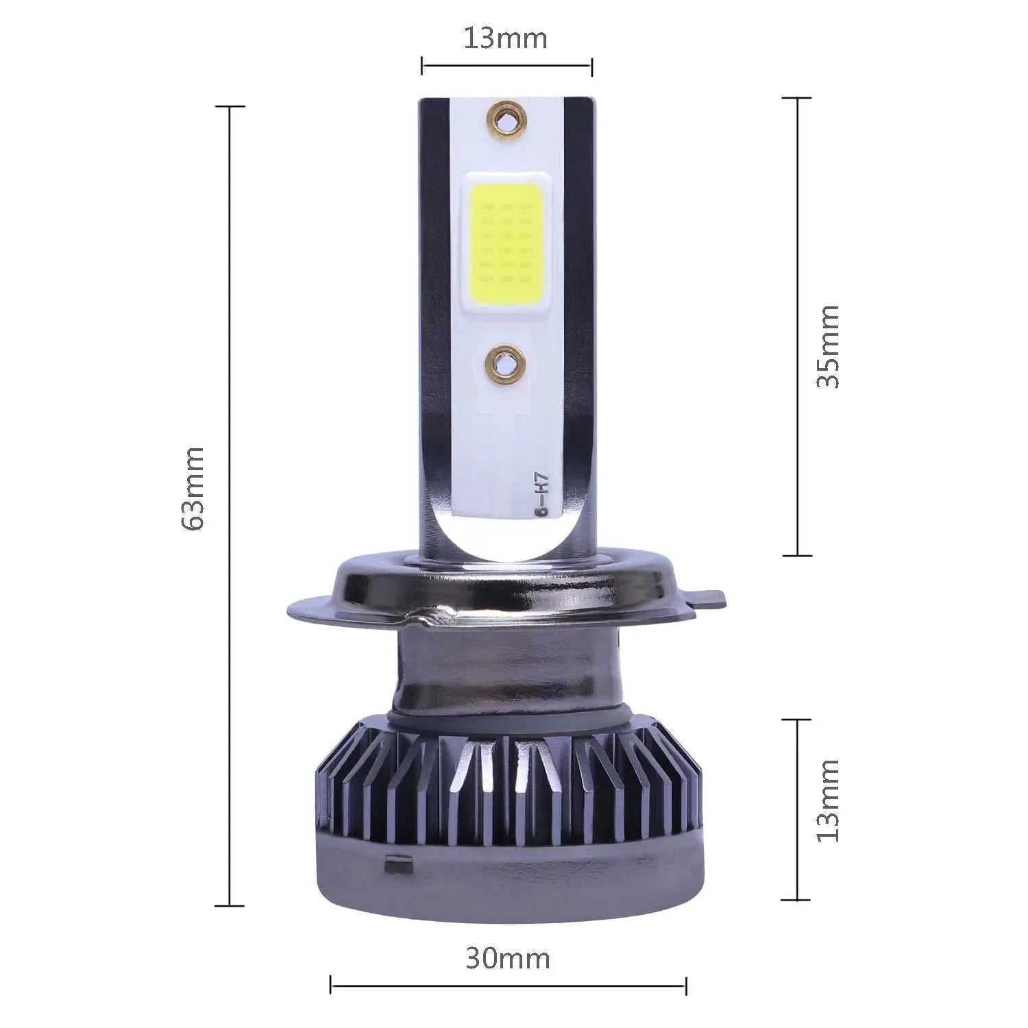 2Pcs LED H4 H7 Car Headlight H1 LED Bulb H8 H11 9005 HB3 9006 HB4 9004 HB1 H3 HB5 H13 Led Lights 20000LM Turbo lampada 12V Éditions Traditions & Modernité Inc. 185980416;20260611;1781193626pDxTm