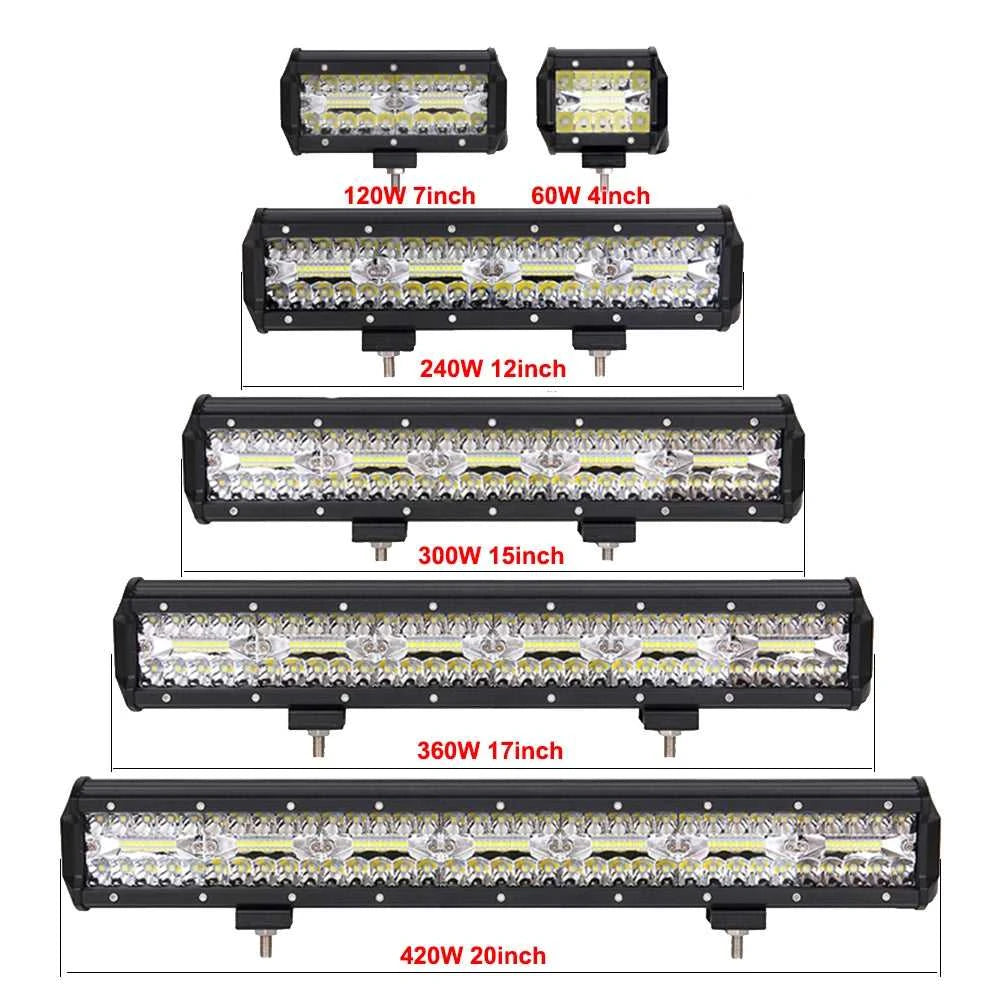 LED Light Bar Combo Beam for Offroad Truck Driving