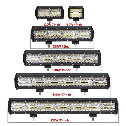 LED Light Bar Combo Beam for Offroad Truck Driving