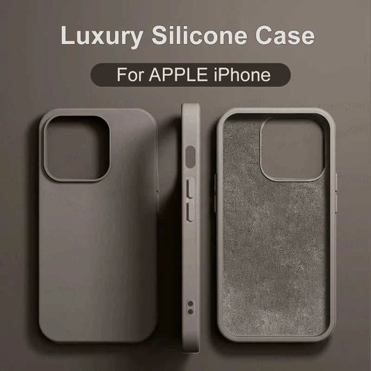 Luxury Shockproof Case For Apple iPhone 11 12 13 14 15 16 17 Pro Max 17 Air Plus Liquid Silicone Cases Cover Phone Accessories Éditions Traditions & Modernité Inc. 185981885;20260611;1781193848shWP0