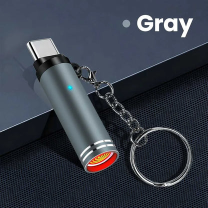 Mini Type C Mobile Phone Cigarette Lighter Air Blowing Cigarette Lighter Outdoor Safety USB C Lighter Adapter For iPhone 17 Pro Éditions Traditions & Modernité Inc. 186728116;20260629;1782691361lCZny