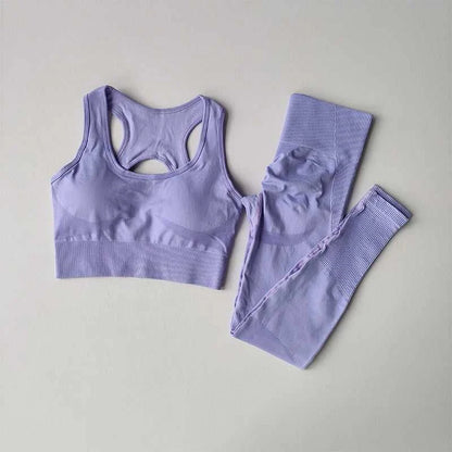 2PCS Sports Bra Women's Set Professional Fitness Tank Top Bra Shockproof Running Leggings Yoga Suit Beautiful Back Bra Clothing Éditions Traditions & Modernité Inc. 186643014;20260626;1782518195GTQUg