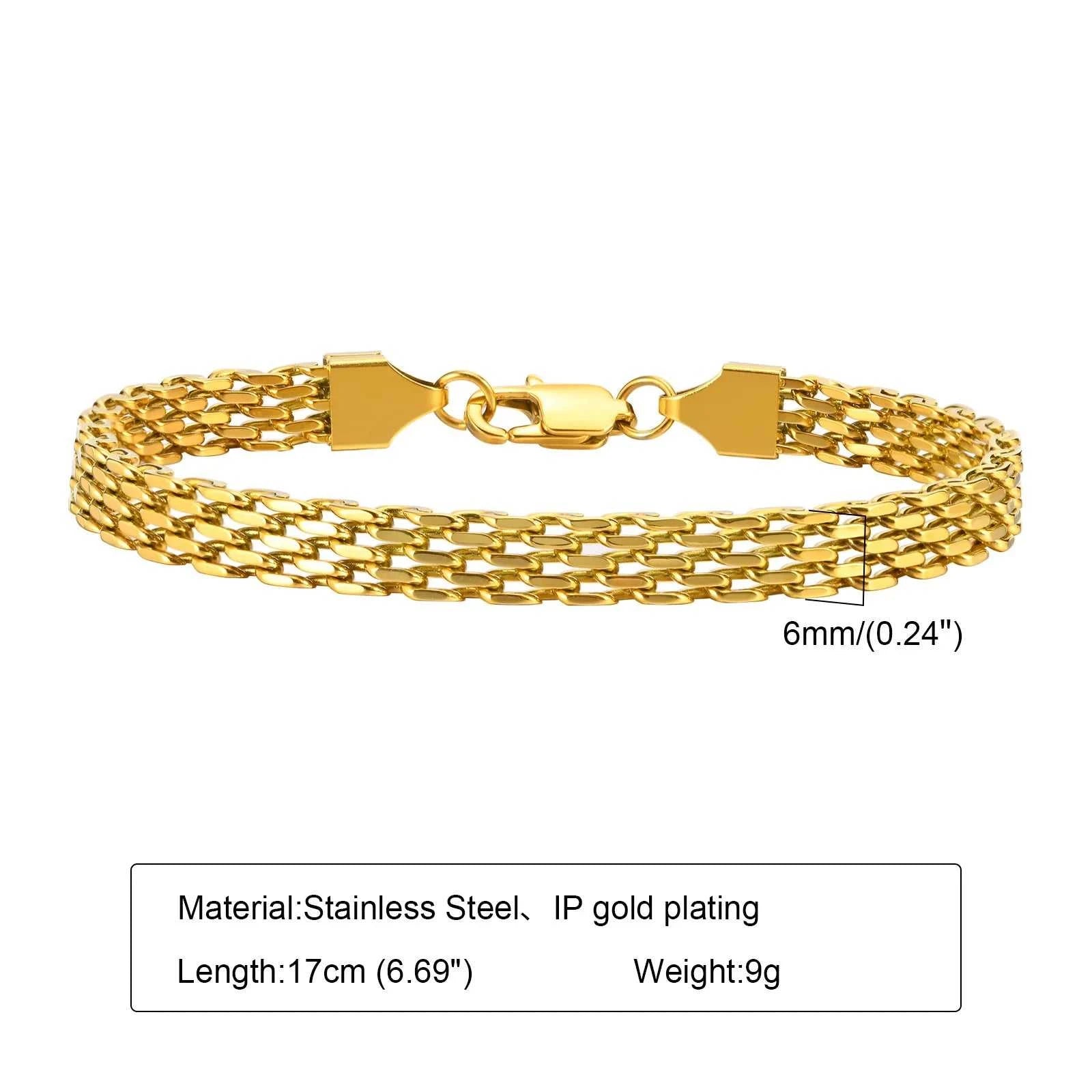 Waterproof Stainless Steel Chain Bracelets For Women , Gold Plated Fashion Stackable Link Bracelet Gifts Éditions Traditions & Modernité Inc. 186728019;20260628;1782690788FoP8H
