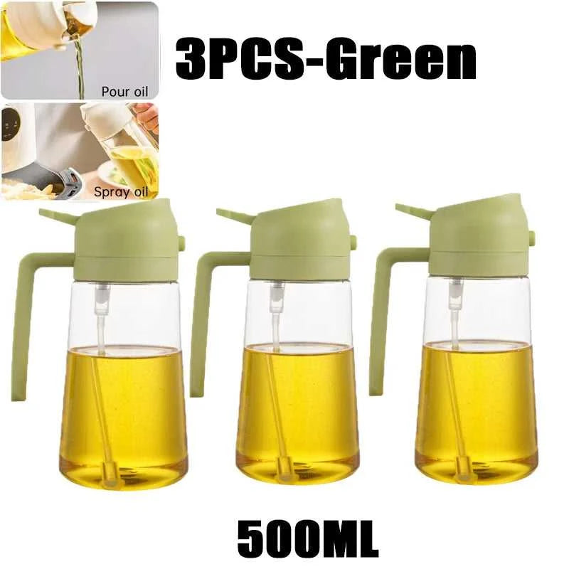 200/300/500ml Oil Spray Bottle BBQ Cooking Olive Oil Sprayer Plastic Baking Oil Spray Empty Bottle Vinegar Bottle Or Oil brush Éditions Traditions & Modernité Inc. 185980650;20260611;1781193656phbKP