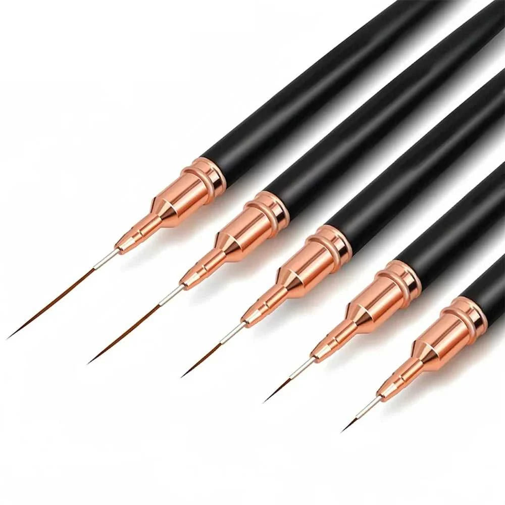 Nail Brush Pen 5pcs/set Nail Art Liner Brushes Set Elongated Striping Drawing Professional Éditions Traditions & Modernité Inc. 185981024;20260611;1781193753WIP86