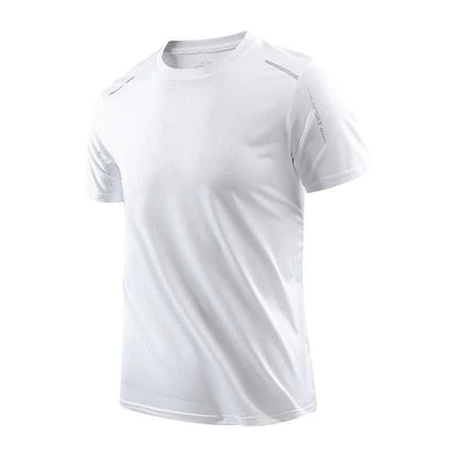 CHRLCK Men's Running Quick Drying T-shirts Breathable Hiking Fishing Tees Soft Elasticity Outdoor Sports Short Shirt Summer Éditions Traditions & Modernité Inc. 185979976;20260611;1781193511AXaoq