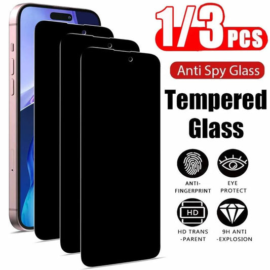 1~3PCS Anti Spy Tempered Glass For iPhone 17 17e 16e 16 15 Pro Max Privacy Screen Protector iPhone 15 14 Plus 13 12 11 Pro Max Antiespia Pelicula de Cristal Templado iPhone 17 Pro Max anti-peeping Protective Film Éditions Traditions & Modernité Inc. 185982692;20260611;1781193946ZLqkt