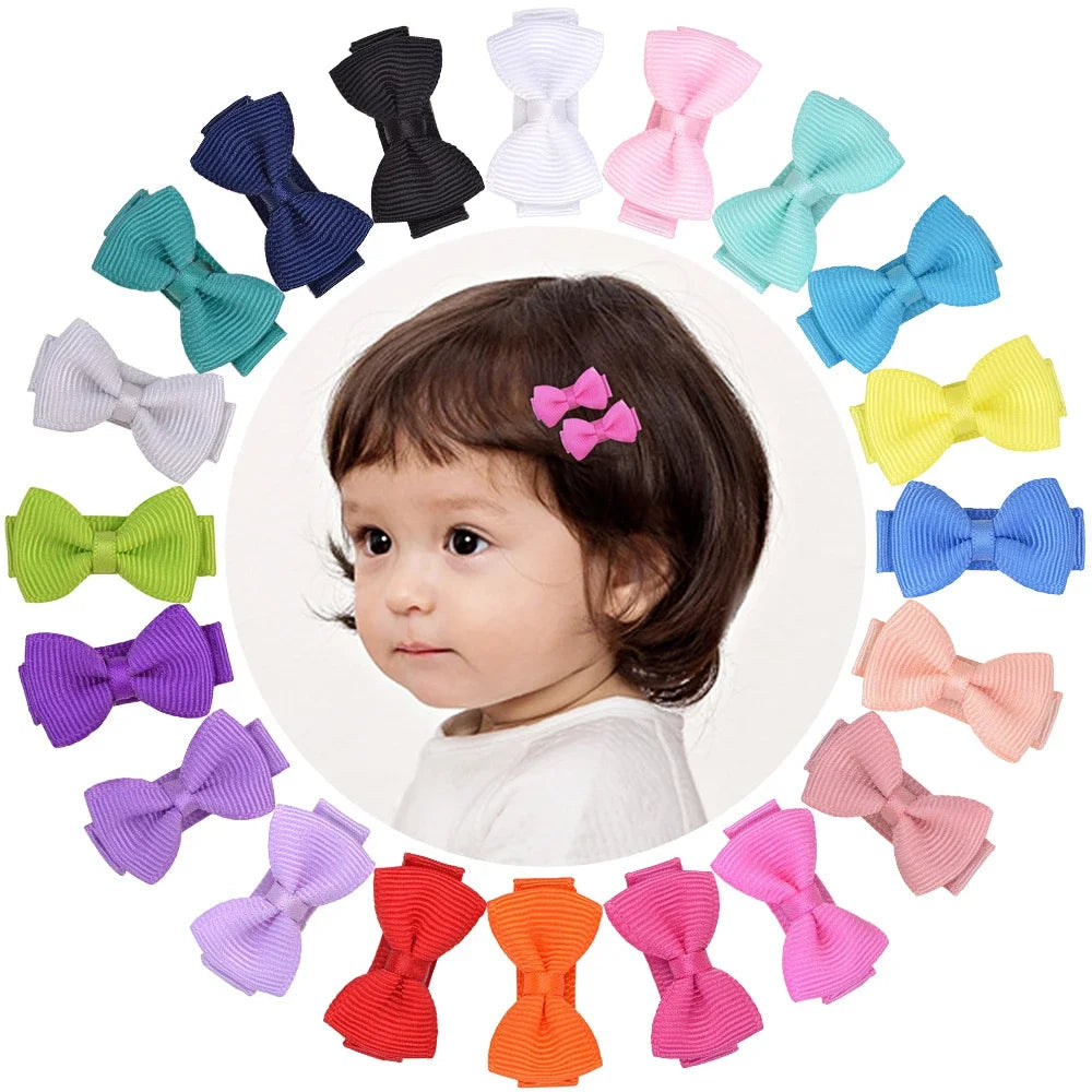 Mini Hair Bow Clips