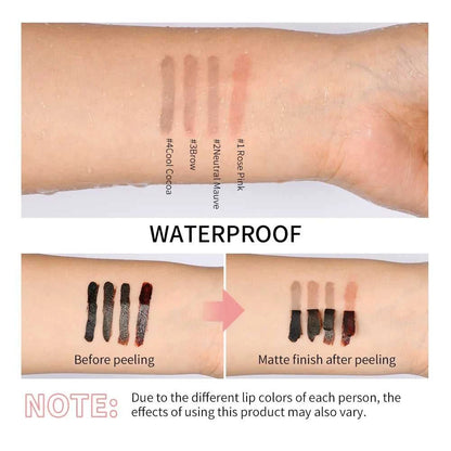 Waterproof Lip Liner Peel Off Tattoo Lipgloss Waterproof Long Lasting Matte Lip Tint Brown Contour Tear-off Lips Stain Cosmetic Éditions Traditions & Modernité Inc. 185982941;20260611;1781194007hb8VK