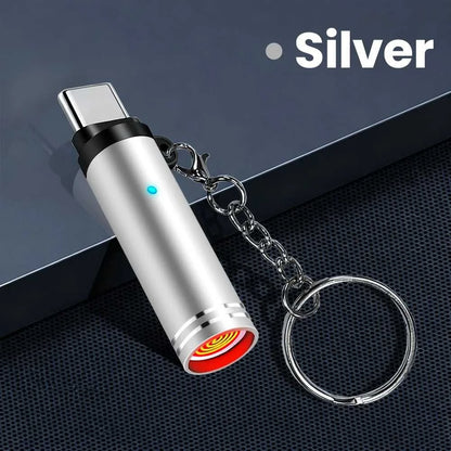Mini Type C Mobile Phone Cigarette Lighter Air Blowing Cigarette Lighter Outdoor Safety USB C Lighter Adapter For iPhone 17 Pro Éditions Traditions & Modernité Inc. 186728116;20260629;1782691361lCZny